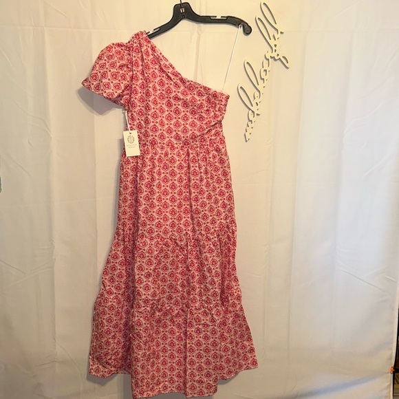 HYACINTH HOUSE

Pink Geo Floral One Shoulder Paden Maxi Dress - Picture 6 of 11